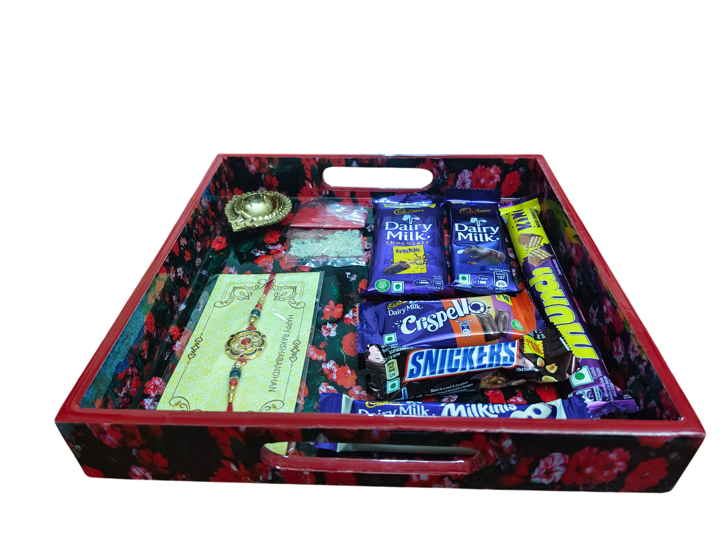 Raksha Bandhan Hamper - Square Tray