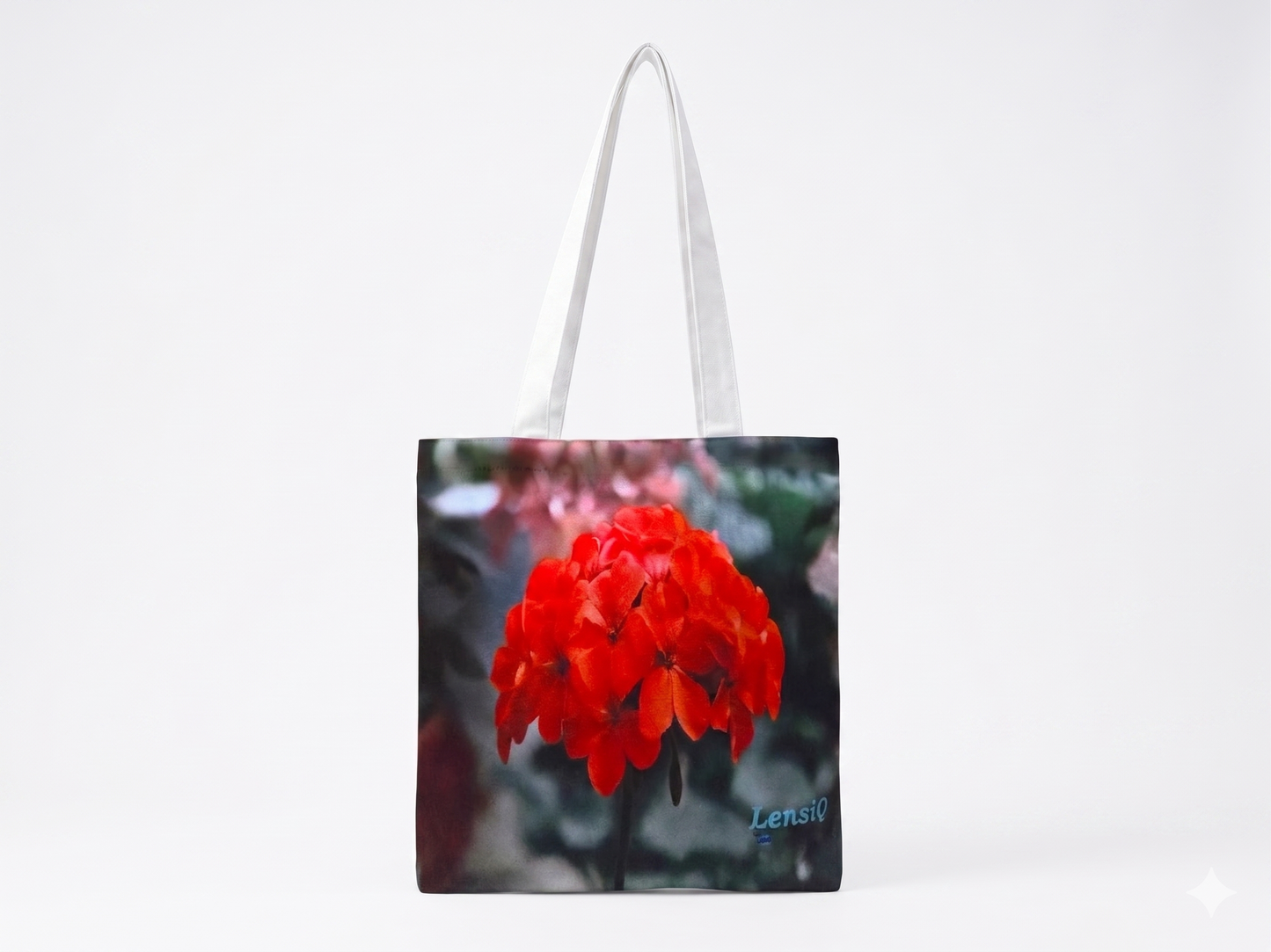 LensiQ Flower Tote Bag