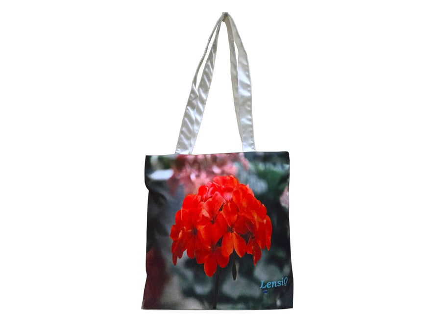 LensiQ Flower Tote Bag